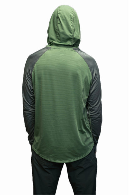 Gimlet Sun Hoodie in Forest Green - 4